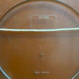 Circular mirror, smoked plastic, 1960s/70s.