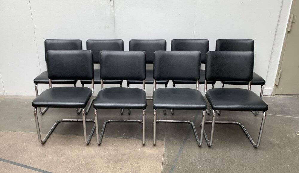 German cantilever chair Mi-century S32 by Marcel Breuer & Mart Stam for Thonet, 1970s