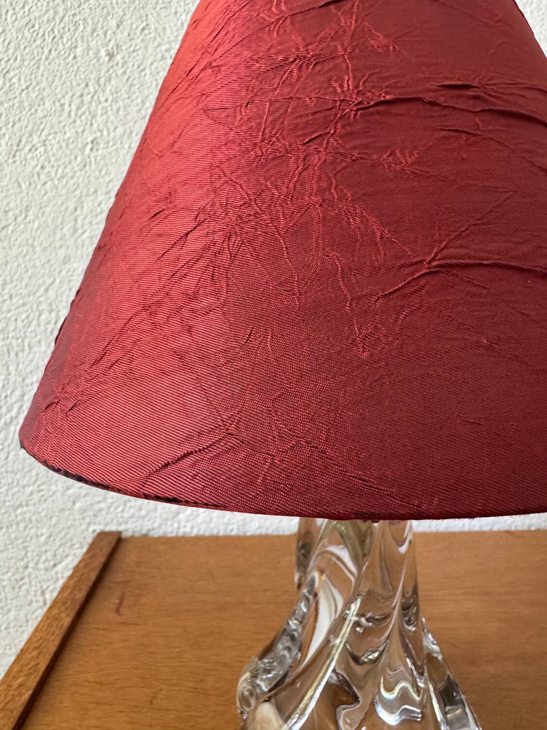 60s crystal table lamp