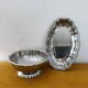 Set of 2 Jean Couzon stainless steel 18/10 dishes