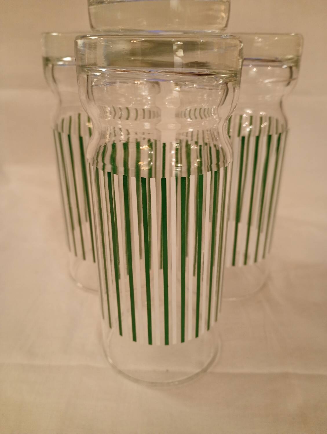 Large glasses for orangeade