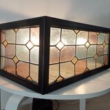 Art deco stained glass pendant from the 30s/40s