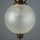 Vintage brass and glass pendant, Italy, 1960s