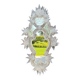 Venetian mirror with fretwork in colorless Murano glass circa 1880