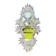 Venetian mirror with fretwork in colorless Murano glass circa 1880