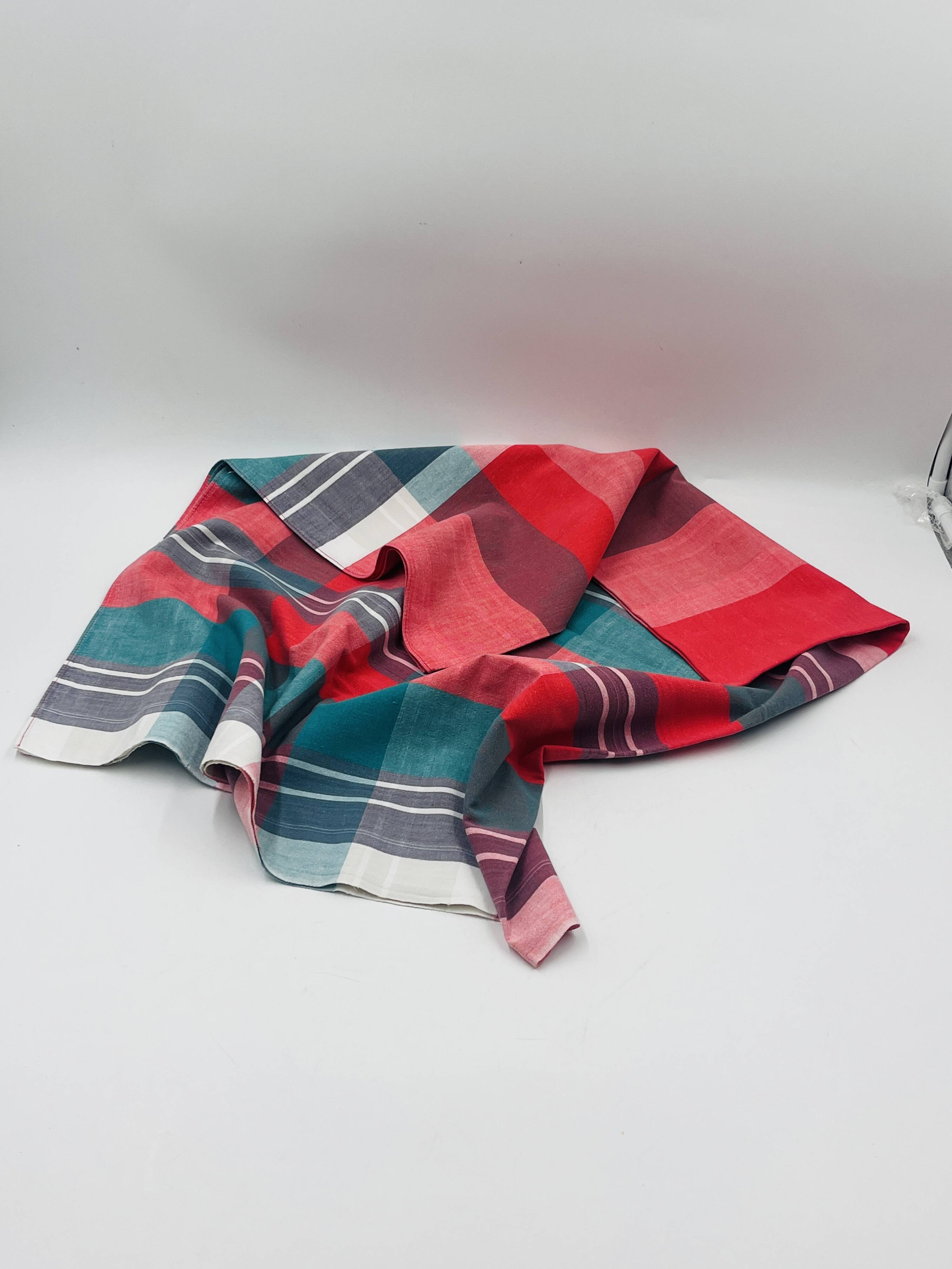 Vintage red tablecloth