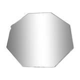 Bevelled octagonal ancient mirror