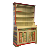 Hand-painted folk wardrobe
