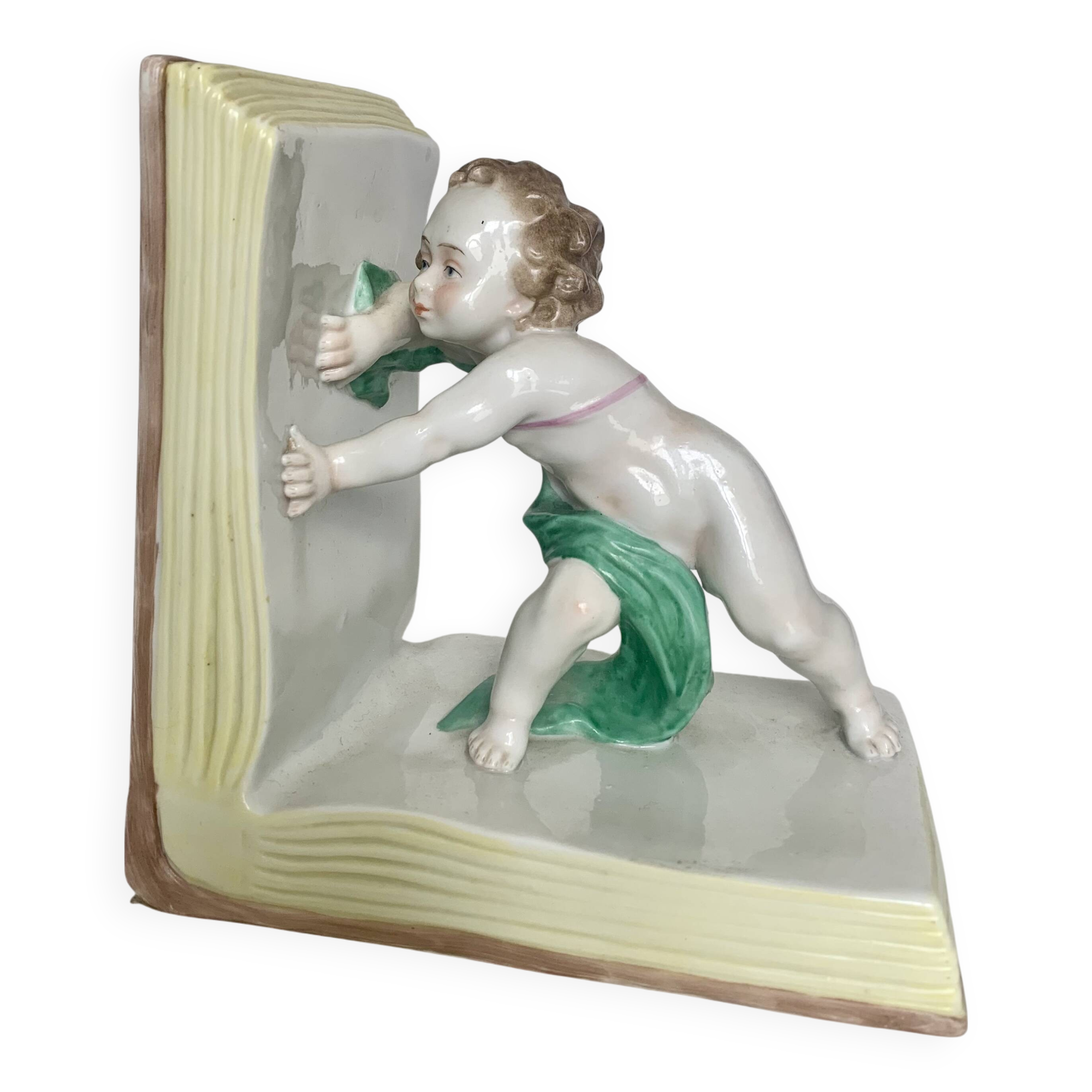Porcelain Bookend  Scheibe-Alsbach, Germany