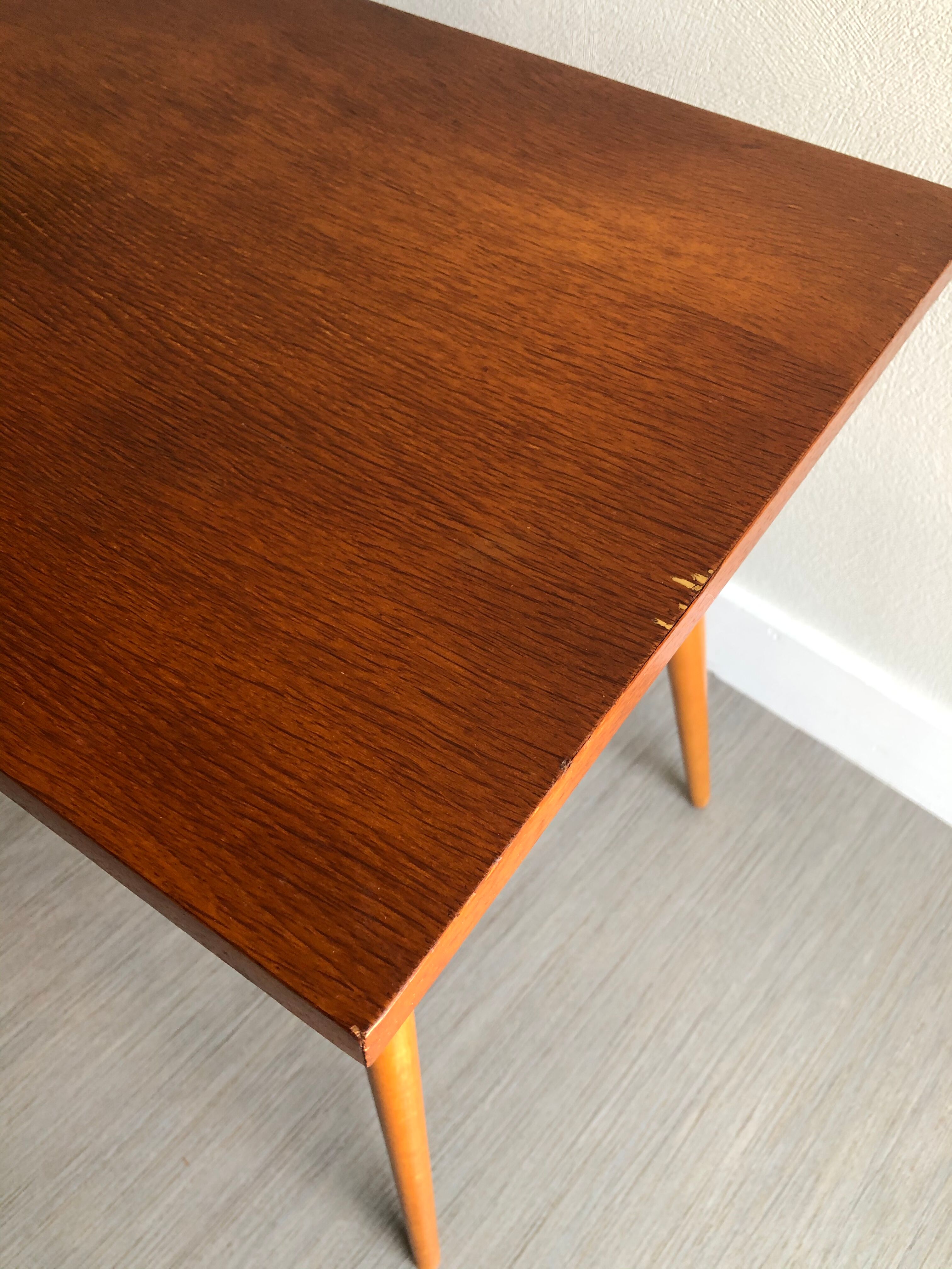 Vintage coffee table compass legs