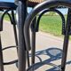 Set of 2 rattan bar stools
