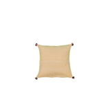 Simple pale yellow Berber cushion