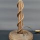Louis Sognot rattan lamp, France circa 1950