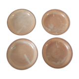 Hollow plates in artisanal terracotta