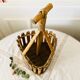 Bamboo rattan bottle holder