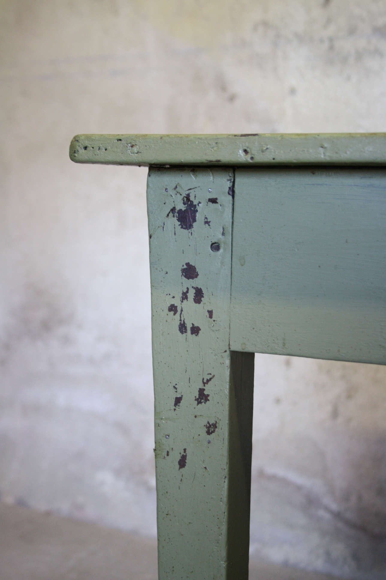 Table de ferme verte