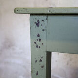 Green farm table