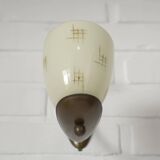 Applique murale Art Déco originale en laiton / luminaire vintage des années 1930 / époque Bauhaus
