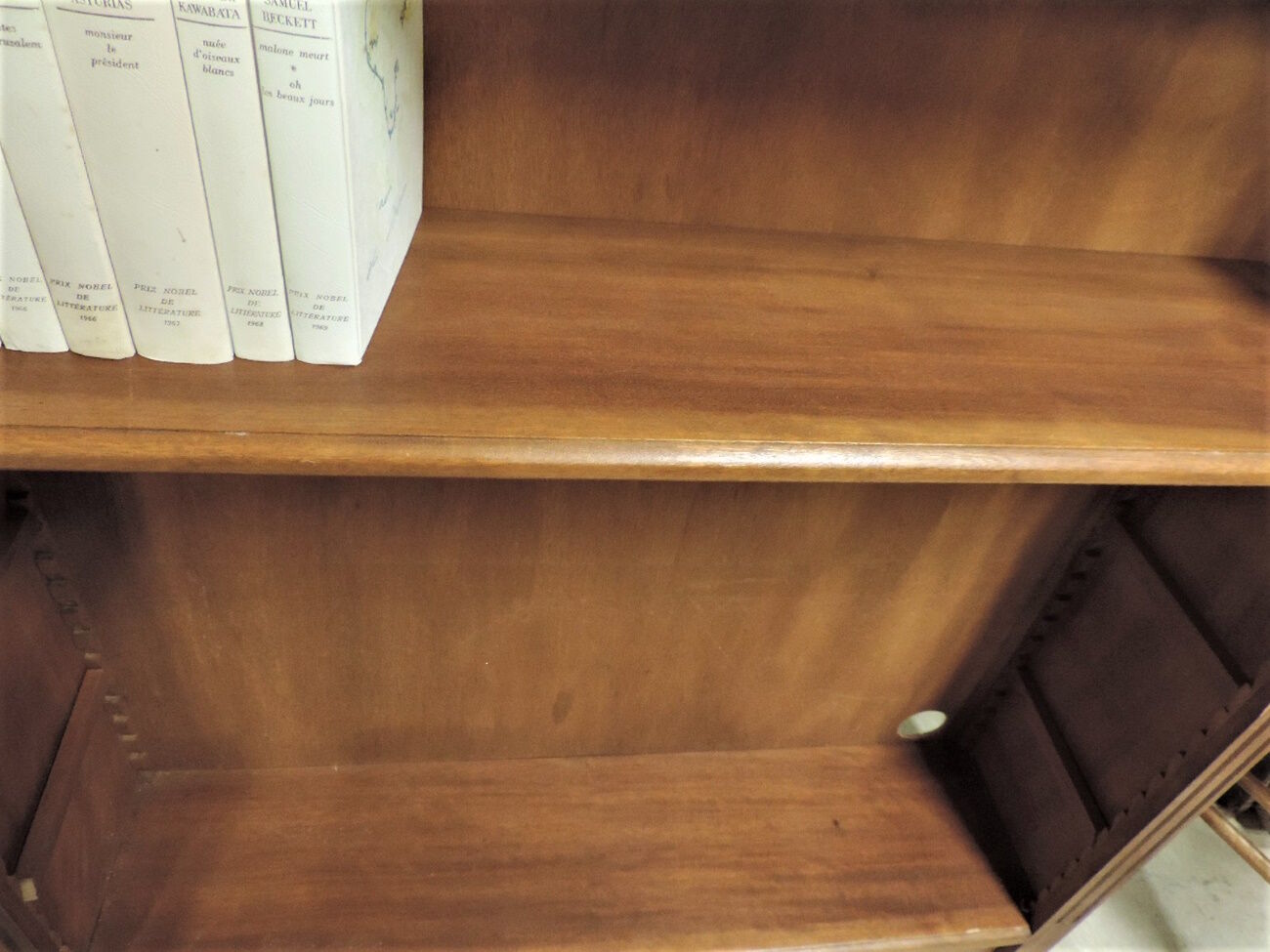 Open bookcase in vintage teak