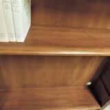 Open bookcase in vintage teak