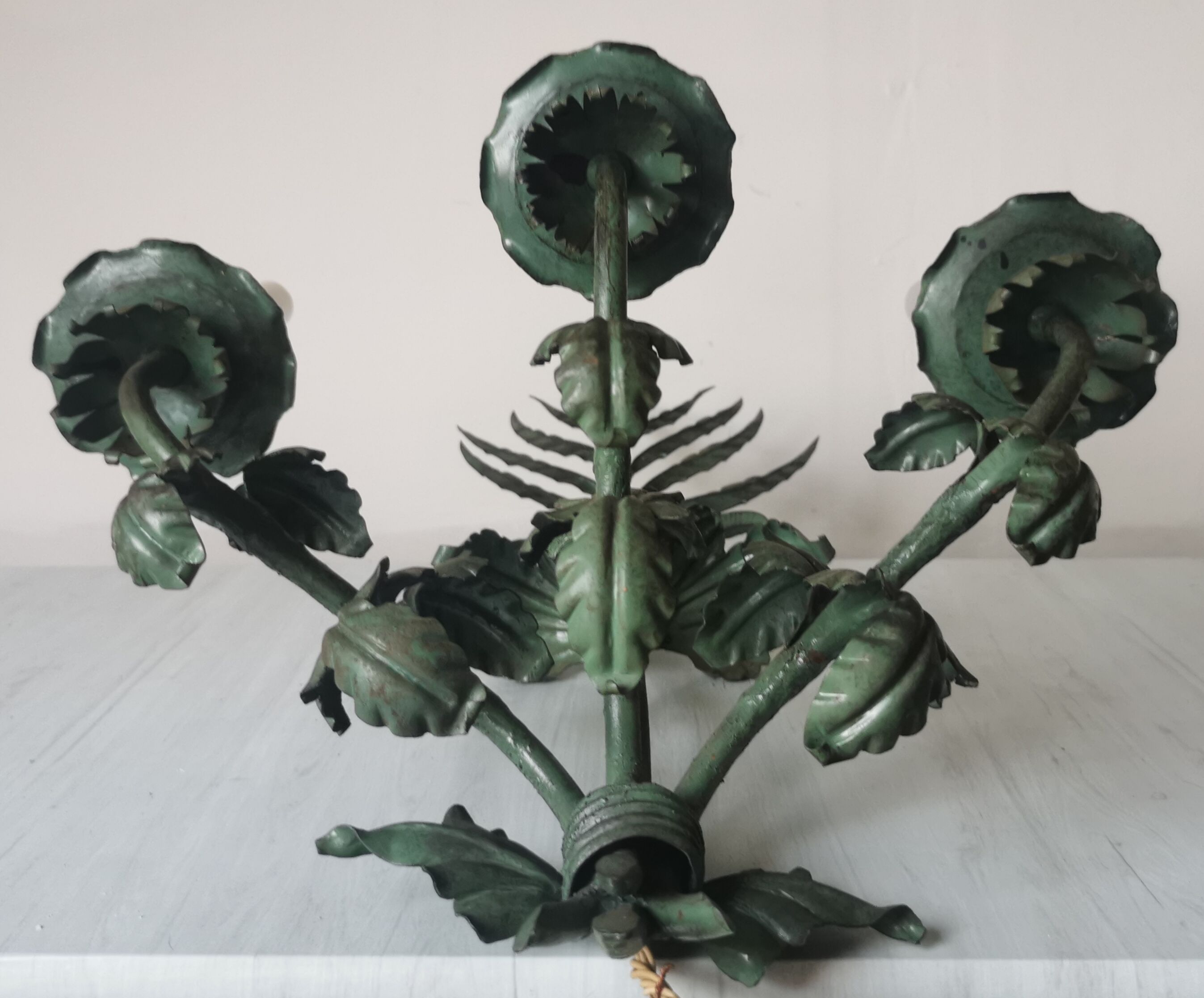 Wall lamp iron and sheet metal