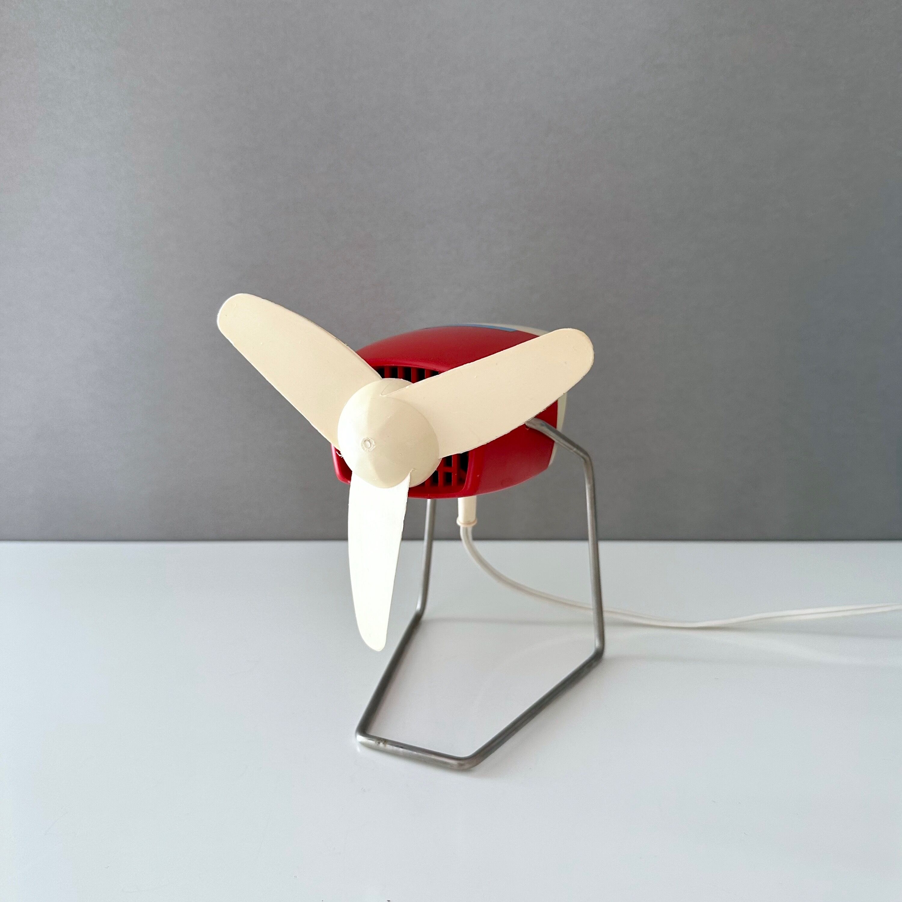 Vintage fan Severin,, vintage table fan, electric fan, Mid Century office