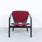 Hans J. Wegner black Butterfly lounge chair by Getama, 1970s