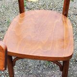Set of 12 old Thonet bistro chairs