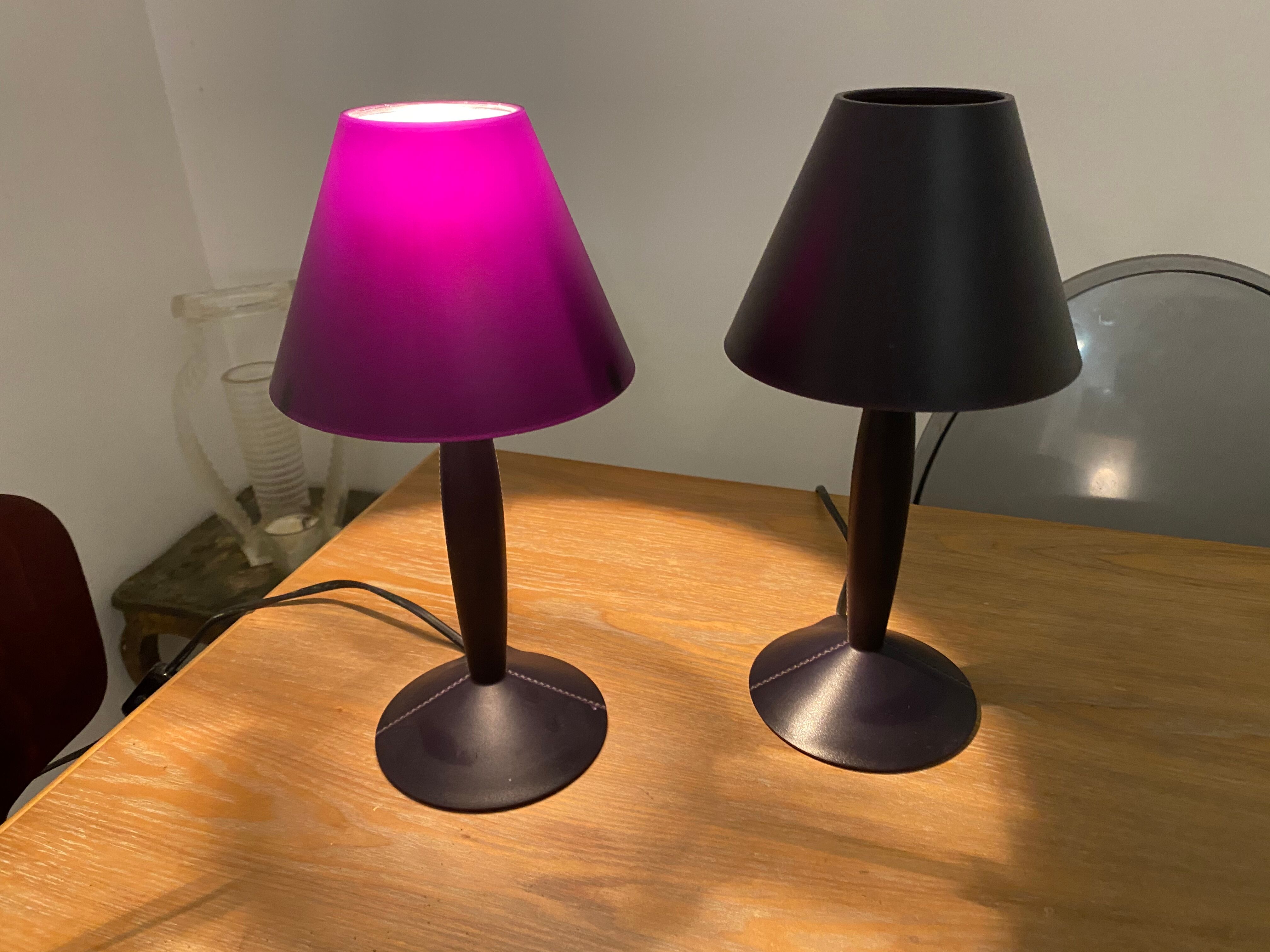 Pair of miss Sissi lamp design Philippe Starck Flos edition