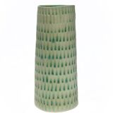 Vase artisanal grès émaillé vert d’eau