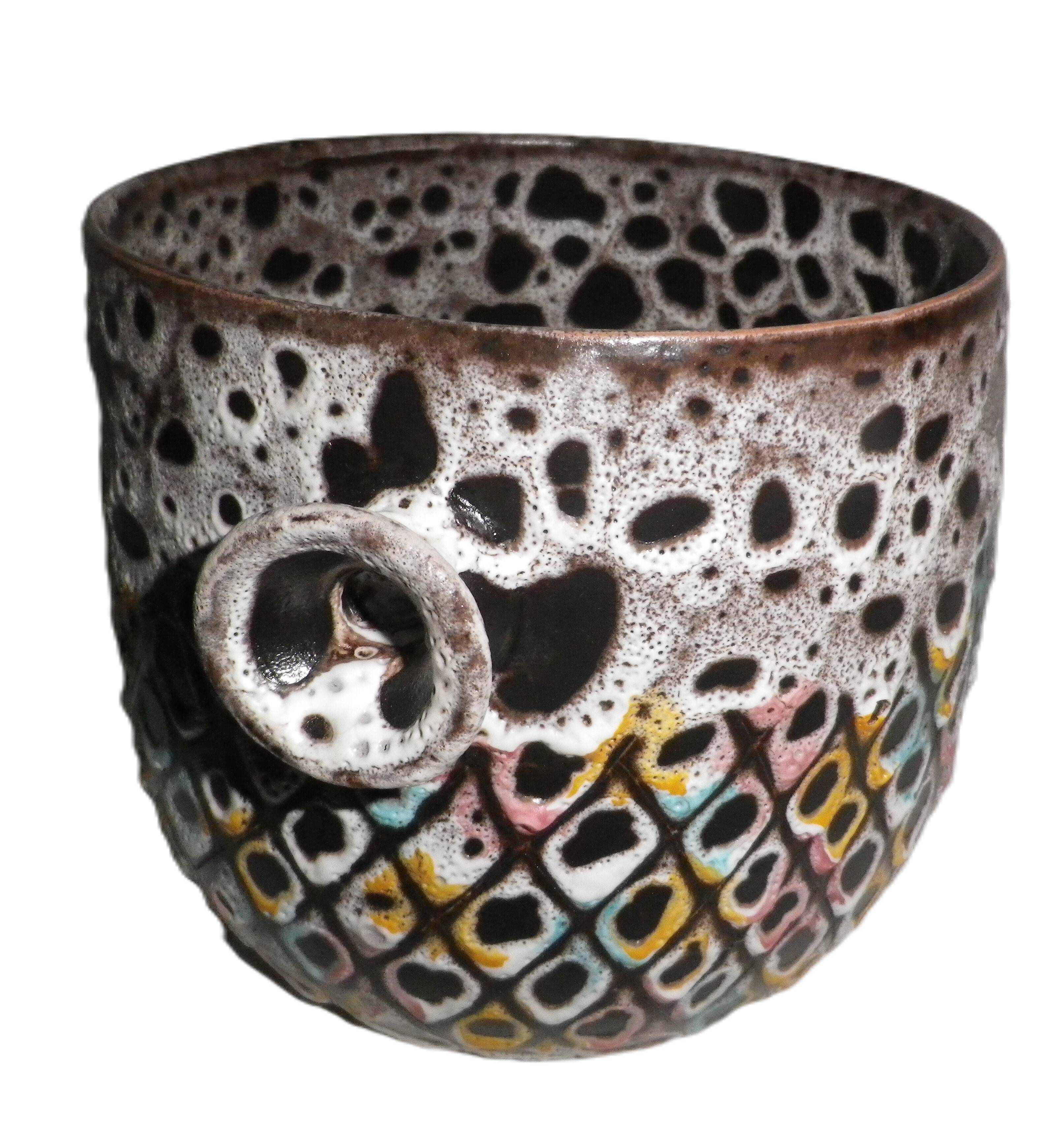 Vallauris ceramic soup tureen