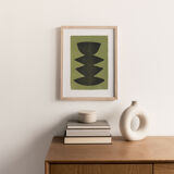 Painting on paper illustration dated and signed eawy m312