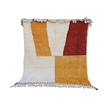 Natural handmade Berber rug 3x2 m