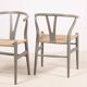 2 chaises Hans J. Wegner CH24 "Wishbone" pour Carl Hansen & Søn