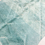 Tapis berbère marocain Beni Ouarain vert turquoise 3,05x2m