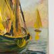 Old painting, Marine signed, 70s/80s