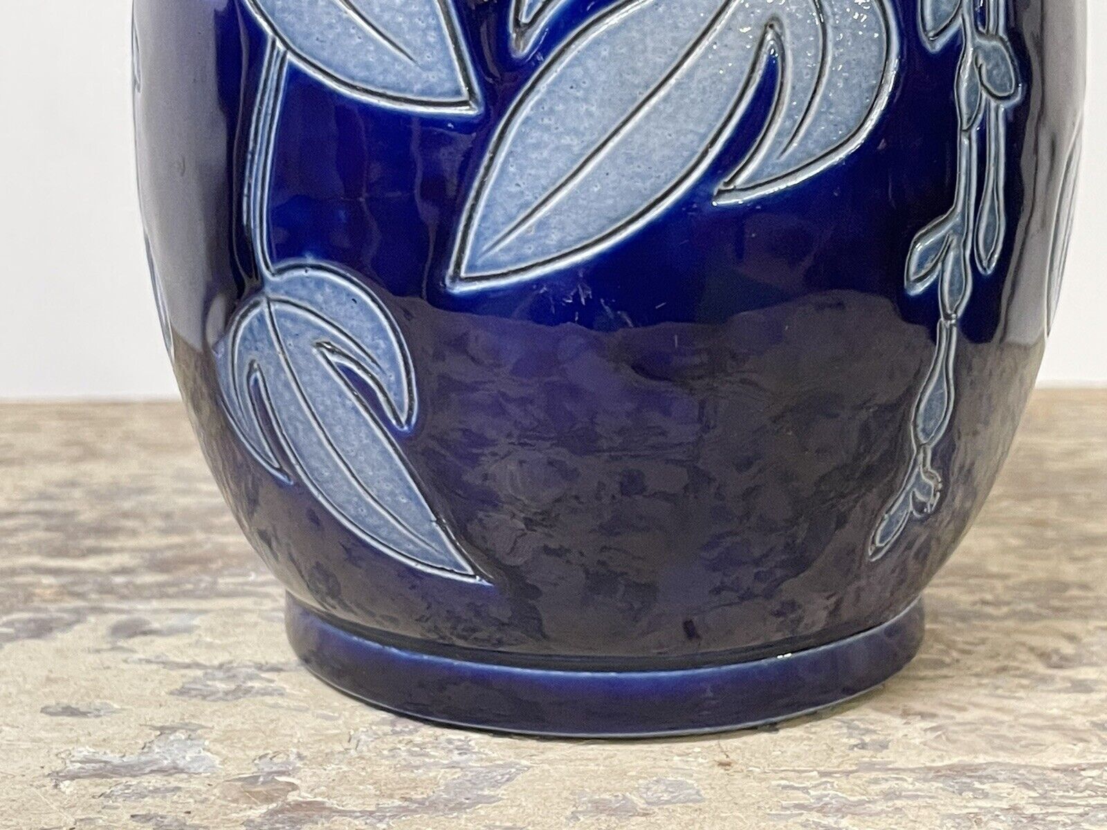 Betschdorf alsace sandstone, pretty krumeich remmy vase, art nouveau décor