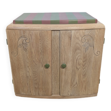 Small vintage piece of furniture revamped, country house spirit.