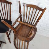 4 chaises style Baumann