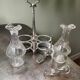 Former servant oil and vinegar silver and cut glass