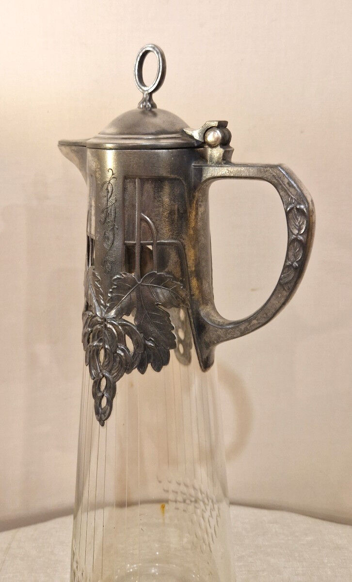 crystal carafe - Art Nouveau