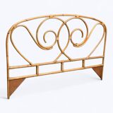 Vintage rattan headboard 1980