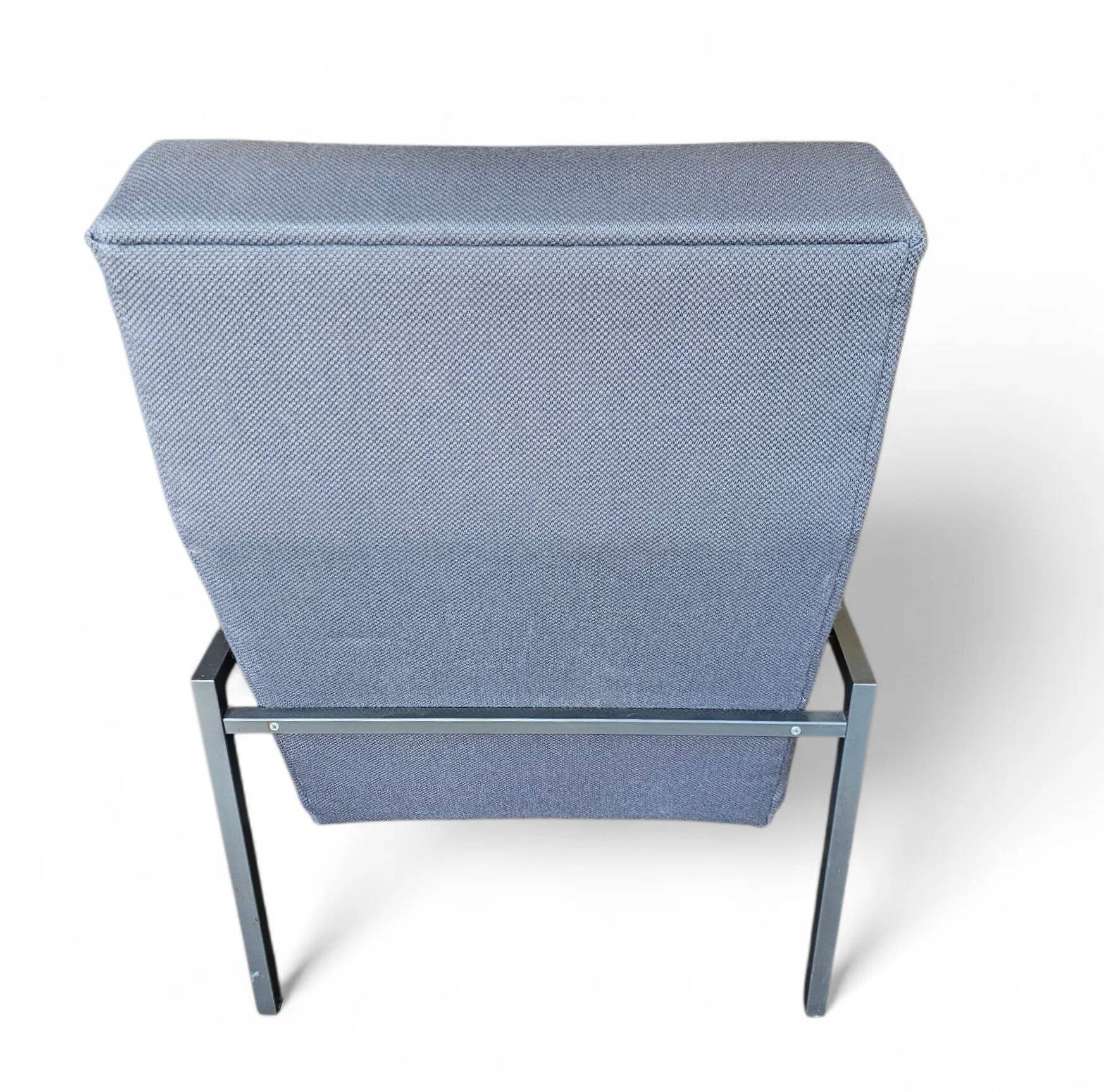 Gijs van der Sluis high back arm chair light grey