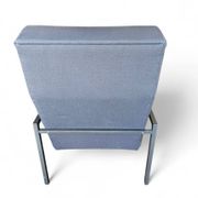 Gijs van der Sluis high back arm chair light grey