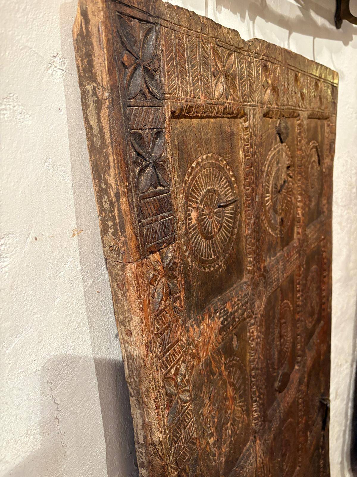Ancient teak door from Orissa