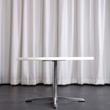 Round coffee table on star base