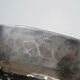 Large basin, bowl, Olri Italy vintage 1950s hammered silver.
