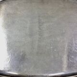 Silver metal handle tray