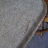 Tray with foliage decoration - 70s - authentic vintage