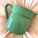 Enamelled cast iron pitcher 1950